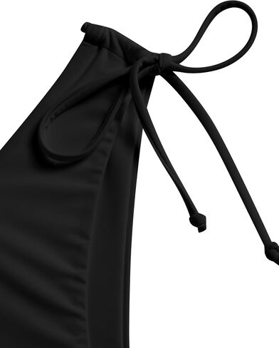 ZAFUL Women's High Cut Plain Bikini Bottom Mid Waist Solid Swimsuit Briefs Cheeky Bathing Suit High Leg Swim Bottoms in Kuwait