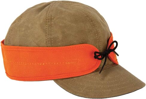 Stormy Kromer Waxed Cotton Cap - Lightweight Fall Hat with Earflaps in Kuwait