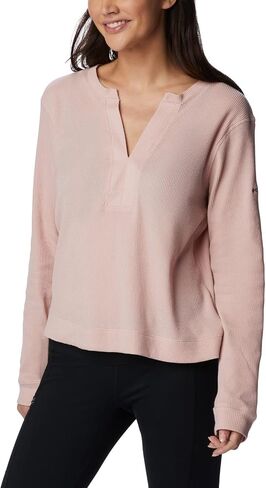 Columbia Women's Holly Hideaway Waffle Long Sleeve in Saudi Arabia