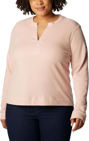Columbia Women's Holly Hideaway Waffle Long Sleeve in Saudi Arabia