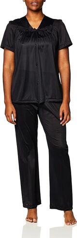 طقم بيجامة نسائي من التريكو المصنوع من النايلون بأكمام قصيرة موديل 90107 رائع in Kuwait