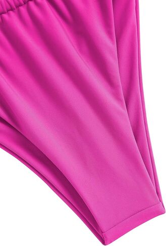 ZAFUL المرأة Ruched Underwire بيكيني مع ثونغ متقاطع الظهر عالية قطع بدلة السباحة البرازيلية قطعتين in Kuwait