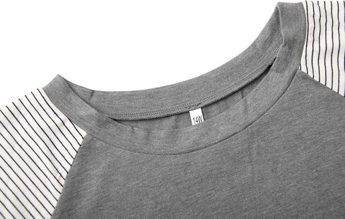 LANREMON بلوزات حجم كبير النساء ليوبارد ملابس منقوشة بكم طويل بلوزات Crewneck اللون كتلة تونك تي شيرت بلوزة in Saudi Arabia