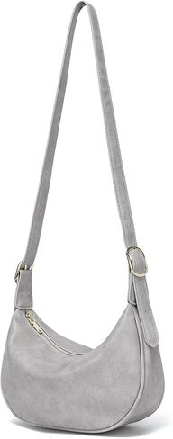 Small Crossbody Bags for Women, Crescent Shoulder Bag Dumpling Bag Half Moon Everyday Purse for Travel - Vegan Leather in Kuwait