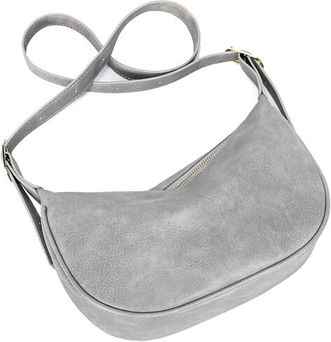 Small Crossbody Bags for Women, Crescent Shoulder Bag Dumpling Bag Half Moon Everyday Purse for Travel - Vegan Leather in Kuwait