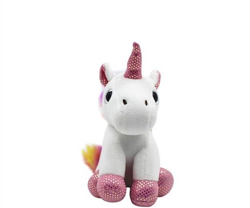 leomoste Cute Unicorn Plush Keychain Kawaii Animal Key Chain Handbag Purse Clip Keyring for Girls Women in Saudi Arabia