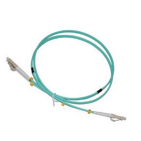 ZYHW OM3 Fiber LC إلى LC 5m، Lc إلى Lc Fiber Patch Cable OM3، خيارات الطول: 1m-10m، 10GB متعدد الأوضاع مزدوج LC-LC 50/125um LSZH سلسلة كابل PureOptics (16.4 قدمًا)