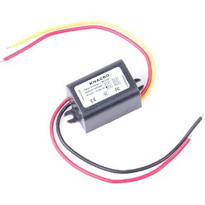 DC-DC 12V to 4.2V 3A 12.6W Step-Down Power Supply Module Car Power Converter Module Synchronous Buck Over-Temperature Over-Current Short Circuit Protection Suitable (4.2V 3A Black)