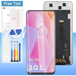 Yondista لـ TCL 10L/10 Lite/PLEX T780H قطع غيار للشاشة 6.53 بوصة شاشة LCD تعمل باللمس استبدال محول الأرقام in Saudi Arabia