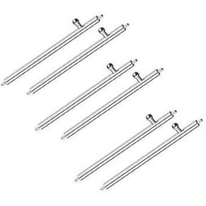 TOYOUTHS 6-Piece Quick Release Pins Universal 22mm Stainless Steel Spring Bars Replacement for Versa 2/Versa Lite Special Edition Smartwatch Bands Accessories Compatible with Fitbit Versa Pins in Saudi Arabia