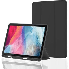 حافظة لجهاز iPad Air 3 2019 مع حامل قلم رصاص، غطاء خلفي ناعم للغاية من مادة TPU مع خاصية النوم/الاستيقاظ التلقائي، حافظة ذكية واقية لكامل الجسم لجهاز iPad Air الجيل الثالث 2019/iPad Pro 10.5 2017 (أزرق سماوي) in Kuwait