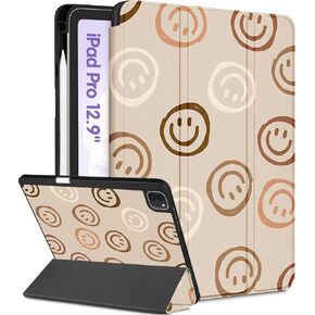 Uppuppy لجهاز iPad Pro 12.9 حافظة للفتيات اللطيفات غطاء فوليو حامل قلم رصاص تصميم الشفاه تصميم مضحك للفتيات المراهقات فريد من نوعه لجهاز Apple iPad Pro 12.9 بوصة الجيل السادس/الخامس/الرابع/الثالث 2022/2021/2020/2018 in Kuwait