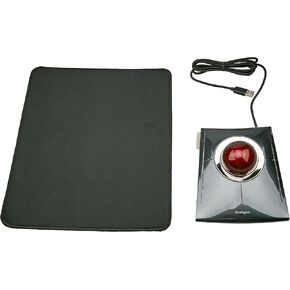 ITSPWR Bundle Containing Kensington K72327 SlimBlade Wired Trackball Mouse, Precise Movement, Ambidextrous Design, Works with Windows/Mac/Chrome OS Mouse Pad in Kuwait
