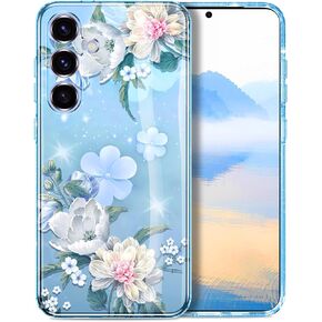 حافظة Avocase لهاتف Samsung Galaxy S24 Ultra مقاس 6.8 بوصات (2024)، [فتحات دقيقة لعدسات الكاميرا] حافظة صلبة من البولي كربونات الصلب مقاومة للصدمات لكامل الجسم وواقية من السقوط للنساء والرجال والفتيات، حافظة لطيفة، ذهبي وردي