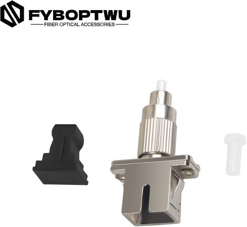 fyboptwu - 2pcs FC Male to SC Female Adapter Connectors UPC Singlemode Fiber Optical Coupler Adapter FC Male to SC Female Single Mode in Saudi Arabia