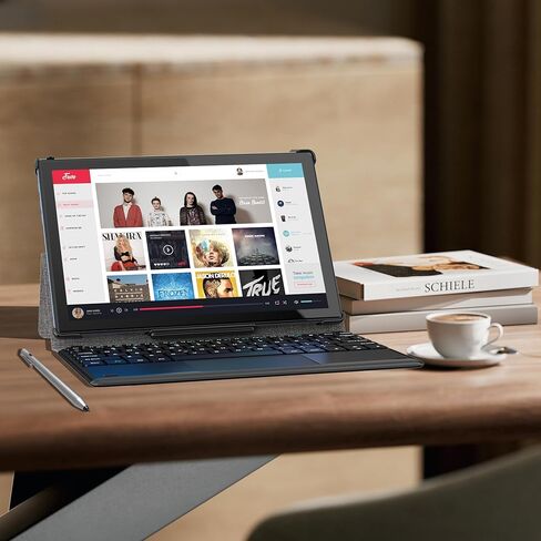 تابلت مع لوحة مفاتيح، تابلت أندرويد 12 مقاس 10.1 بوصة 2 في 1، ذاكرة وصول عشوائي 4 جيجابايت، ذاكرة وصول عشوائي 128 جيجابايت، شاشة FHD بدقة 1080 بكسل، بطارية 7000 مللي أمبير في الساعة، وحدة معالجة مركزية ثماني النواة 2.0 جيجا هرتز، 2.4 جيجا+5 جيجا واي فاي،  in Kuwait