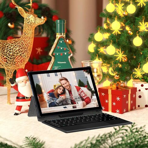 تابلت مع لوحة مفاتيح، تابلت أندرويد 12 مقاس 10.1 بوصة 2 في 1، ذاكرة وصول عشوائي 4 جيجابايت، ذاكرة وصول عشوائي 128 جيجابايت، شاشة FHD بدقة 1080 بكسل، بطارية 7000 مللي أمبير في الساعة، وحدة معالجة مركزية ثماني النواة 2.0 جيجا هرتز، 2.4 جيجا+5 جيجا واي فاي،  in Kuwait