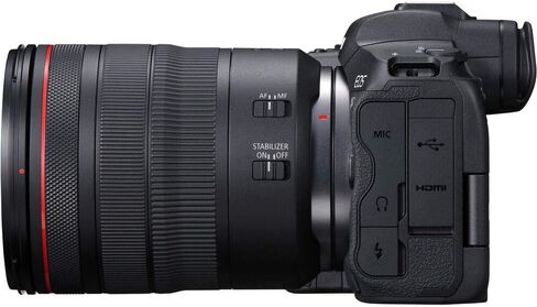 Canon EOS R5 Mirrorless Digital Camera (Body Only) (4147C002), Canon RF 24-70mm Lens, 64GB Memory Card, Case, Corel Photo Software, LPE6 Battery, External Charger, Card Reader + More (Renewed) in Saudi Arabia