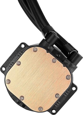 مبرد مياه لحالة الكمبيوتر - Rise Mode Gamer باللون الأسود، RGB، 240 ملم in Kuwait