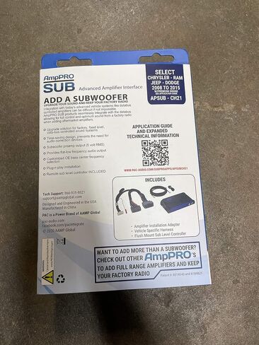 Pac APSUB-CH21 Subwoofer Amplifier Integration in Saudi Arabia