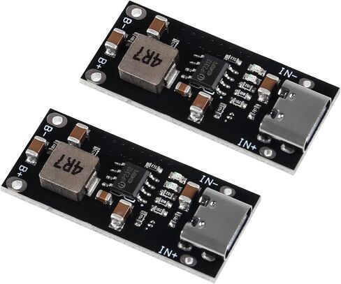AITIAO 10pcs Type C USB 5V 3A Lithium Battery Charging Board Fast Charger Board Buck Module IP2312 CC/CV Mode 5V to 4.2V in Saudi Arabia