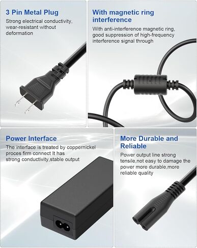 شاحن محول 19 فولت لسماعات JBL Boombox، Xtreme، Xtreme 2 المحمولة بلوتوث المقاومة للماء JBL Boombox مكبر صوت لاسلكي محمول (أسود أزرق أحمر) مزود سلك الطاقة in Kuwait