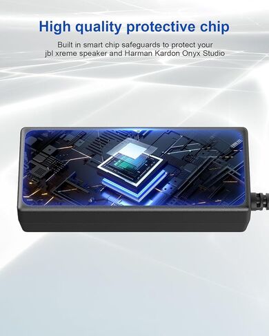 شاحن محول 19 فولت لسماعات JBL Boombox، Xtreme، Xtreme 2 المحمولة بلوتوث المقاومة للماء JBL Boombox مكبر صوت لاسلكي محمول (أسود أزرق أحمر) مزود سلك الطاقة in Kuwait