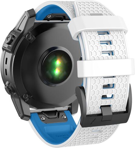 MYSNBKN متوافق مع سوار Garmin Fenix ​​7X Band، سوار ساعة من السيليكون الناعم 26 مم بديل لساعة Fenix ​​5X/Fenix ​​6X/Fenix ​​5X Plus/Fenix ​​6X Pro/Fenix ​​3/Fenix ​​3HR الذكية in Kuwait