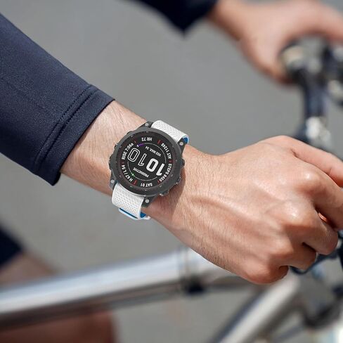 MYSNBKN متوافق مع سوار Garmin Fenix ​​7X Band، سوار ساعة من السيليكون الناعم 26 مم بديل لساعة Fenix ​​5X/Fenix ​​6X/Fenix ​​5X Plus/Fenix ​​6X Pro/Fenix ​​3/Fenix ​​3HR الذكية in Kuwait