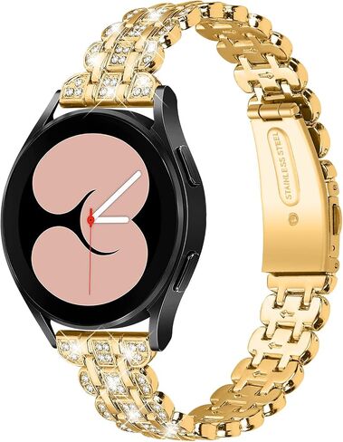 أحزمة ساعة FitTurn المعدنية المتوافقة مع Garmin Venu 2 Plus/Venu Sq Music/Venu Sq Watch بديلة سريعة الإصدار لأساور الساعات سوار المجوهرات لموسيقى Forerunner 55/158/245/645 in Kuwait