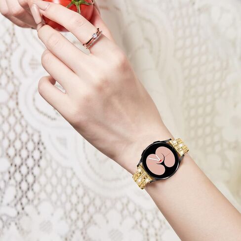 أحزمة ساعة FitTurn المعدنية المتوافقة مع Garmin Venu 2 Plus/Venu Sq Music/Venu Sq Watch بديلة سريعة الإصدار لأساور الساعات سوار المجوهرات لموسيقى Forerunner 55/158/245/645 in Kuwait