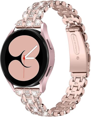 أحزمة ساعة FitTurn المعدنية المتوافقة مع Garmin Venu 2 Plus/Venu Sq Music/Venu Sq Watch بديلة سريعة الإصدار لأساور الساعات سوار المجوهرات لموسيقى Forerunner 55/158/245/645 in Kuwait