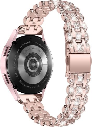 أحزمة ساعة FitTurn المعدنية المتوافقة مع Garmin Venu 2 Plus/Venu Sq Music/Venu Sq Watch بديلة سريعة الإصدار لأساور الساعات سوار المجوهرات لموسيقى Forerunner 55/158/245/645 in Kuwait