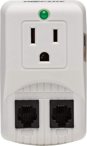 Tripp Lite 1 Outlet Power Strip, Gray, 120V, 1080 Joules in Saudi Arabia