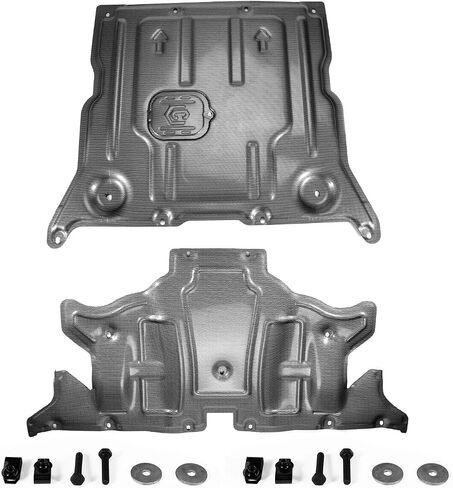 PSLER Skid Plate - Fit for Model Y 2020-2024 Under Engine Guard Cover Skid Plate Cover Heavy Duty Protection Front Skid Plate Rear Skid Plate in Saudi Arabia