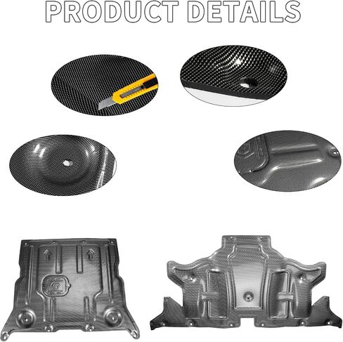 PSLER Skid Plate - Fit for Model Y 2020-2024 Under Engine Guard Cover Skid Plate Cover Heavy Duty Protection Front Skid Plate Rear Skid Plate in Saudi Arabia