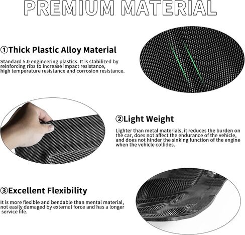 PSLER Skid Plate - Fit for Model Y 2020-2024 Under Engine Guard Cover Skid Plate Cover Heavy Duty Protection Front Skid Plate Rear Skid Plate in Saudi Arabia