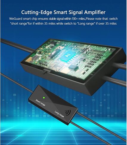 هوائي تلفزيون HD الاحدث لعام 2022 حتى نطاق 130 ميل - هوائي داخلي وخارجي يدعم 4K 1080P لجميع التلفزيونات القديمة والتلفزيون الذكي، هوائي رقمي مع معزز اشارة مكبر للصوت - كيبل محوري 18 قدم in Kuwait