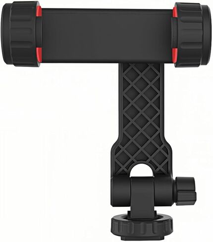 BGGCHEECA YU-E 【1PACK】Tripod Cell Phone Holder Mount Adapter 360°Rotates and 180°Tilts Adjustable Universal Compatible with iPhone, Samsung, Galaxy, Pixel,Galaxy Smartphone Stand Cold Shoe (1Pack) in Kuwait