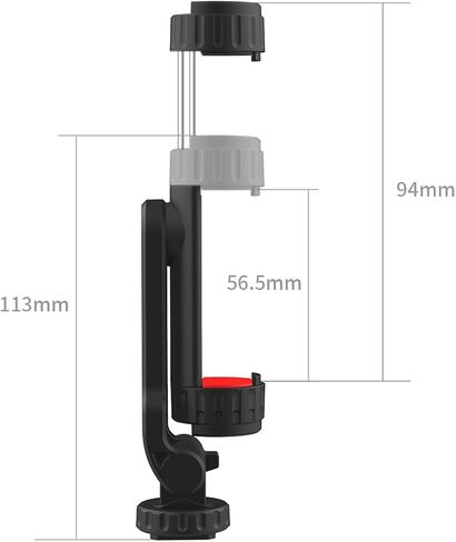 BGGCHEECA YU-E 【1PACK】Tripod Cell Phone Holder Mount Adapter 360°Rotates and 180°Tilts Adjustable Universal Compatible with iPhone, Samsung, Galaxy, Pixel,Galaxy Smartphone Stand Cold Shoe (1Pack) in Kuwait