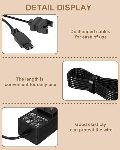 استبدال VHBW لمحول الشحن SportDOG المتوافق فقط مع جهاز التحكم عن بعد SD-575E وSD-875E in Kuwait