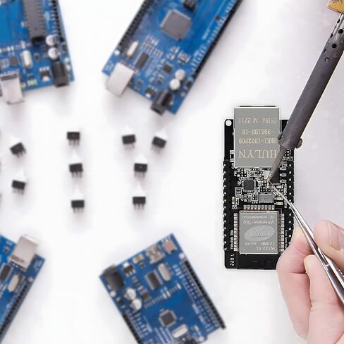 ESP32 Development Board,ESP32 Ethernet WT32-ETH01 Development Board, ESP32 Chip Module WiFi and BLE Dual-Mode Serial to WiFi Module 2.4GHz, Bluetooth Output Ethernet Converter in Kuwait