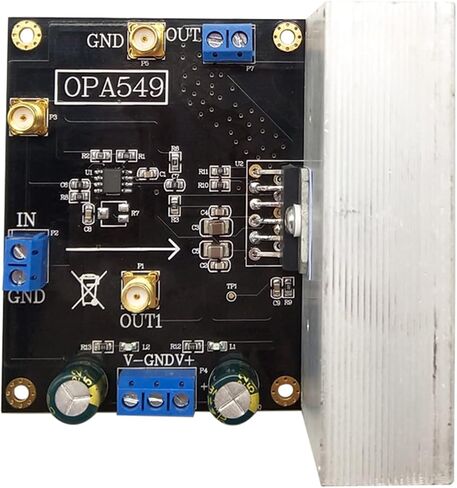 Taidacent OPA549 مضخم الطاقة الصوتي 8A تيار عالي الجهد العالي تيار مضخم تشغيلي مع تأرجح إخراج ممتاز in Saudi Arabia