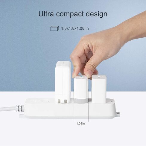 شاحن USB-C بقدرة 45 وات، شاحن PowerLot فائق السرعة وكابل 6 أقدام، شاحن S22 Ultra شاحن S21 Ultra بقدرة 45 وات، شاحن GaN USB C مع PD 3.0 PPS/AFC، لهاتف Galaxy S22، S21، Z Flip 5، Fold 5، iPhone 15، iPad، ماك بوك in Kuwait
