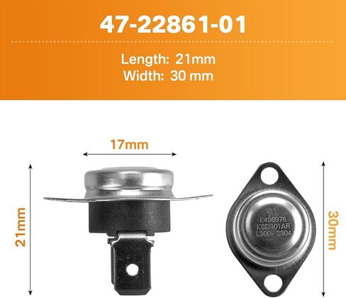 SuperDi 2Pack 47-22861-01 مفتاح حد الفرن L350، بديل لمفتاح حد Rheem SRL350 350F in Saudi Arabia