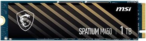 MSI وسيط تخزين ذو حالة ثابتة M450 سعة 1 تيرابايت من سباتيوم - M.2 2280 داخلي - PCI Express NVMe [PCI Express NVMe 4.0 × 4] in Kuwait