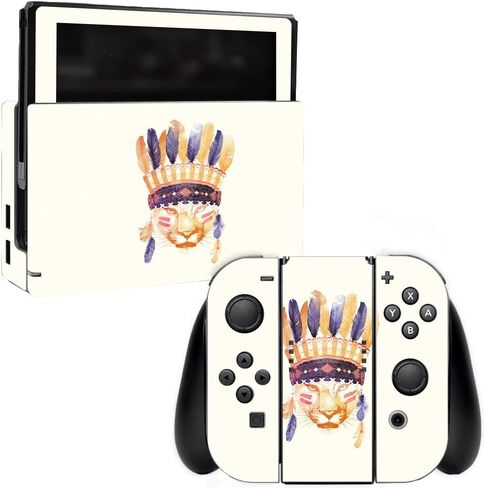 MightySkins Skin Compatible with Nintendo Switch - Domestic Deer | Protective, Durable, and Unique Vinyl Decal wrap Cover | Easy to Apply, Remove, and Change Styles | Made in The USA in Kuwait