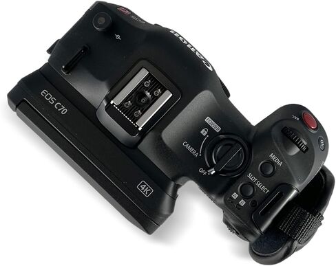 Canon EOS C70 Cinema Camera (RF Lens Mount) (4507C002), Canon RF 24-70mm Lens, HD Monitor, VideoMic GO Mic, Pro Headphones, 128GB Extreme Pro SD Card, Tripod, HDMI Cable, Case + More (Renewed) in Saudi Arabia