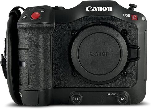 Canon EOS C70 Cinema Camera (RF Lens Mount) (4507C002), Canon RF 24-70mm Lens, HD Monitor, VideoMic GO Mic, Pro Headphones, 128GB Extreme Pro SD Card, Tripod, HDMI Cable, Case + More (Renewed) in Saudi Arabia