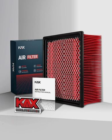 فلتر هواء لمحرك KAX GAF040 (CA10261) استبدال فلتر الهواء لـ Ram2500 3500 4500 5500، فلتر محرك 45/55، عمر أطول 200% in Kuwait